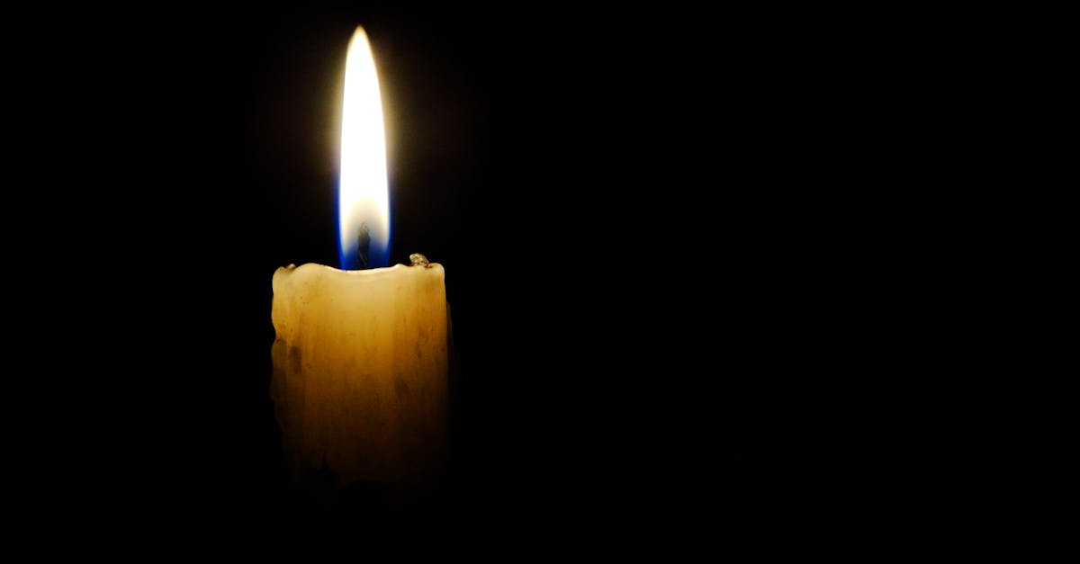 A single candle burning in deep darkness, the last asset you still control kept lit on purpose